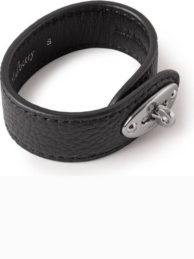 Bayswater Leather Bracelet Black - MULBERRY - BALAAN 2