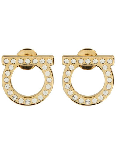 GANCINI CRYSTALS EARRINGS - SALVATORE FERRAGAMO - BALAAN 1