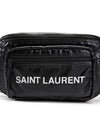 Nylon Logo Nuxx Cross Bag Black - SAINT LAURENT - BALAAN 8