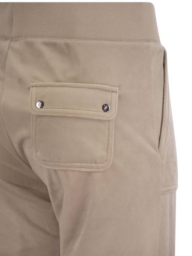 Trousers with velour pockets - JUICY COUTURE - BALAAN 4