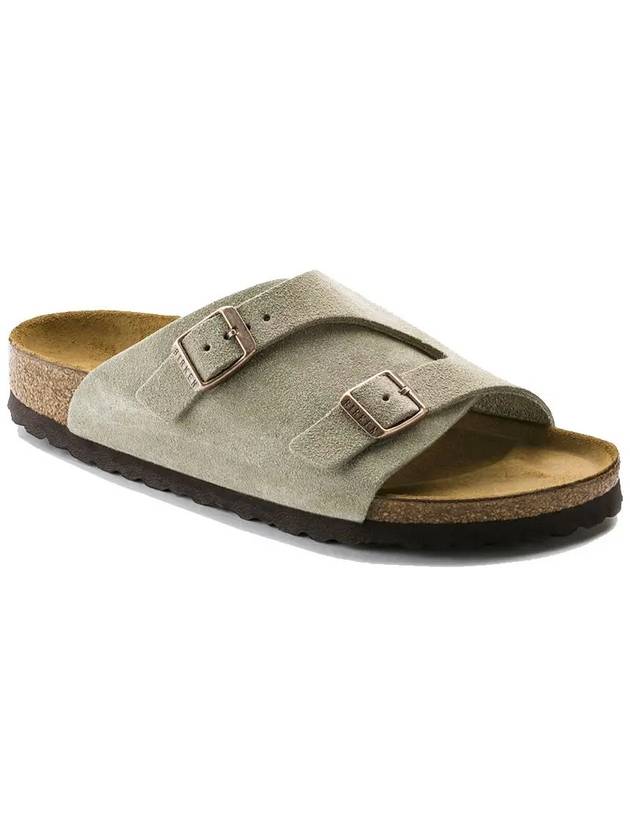 Zurich Suede Slippers Taupe - BIRKENSTOCK - BALAAN 4