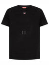 Men's T Diego D Patch Short Sleeve T-Shirt Black - DIESEL - BALAAN 2