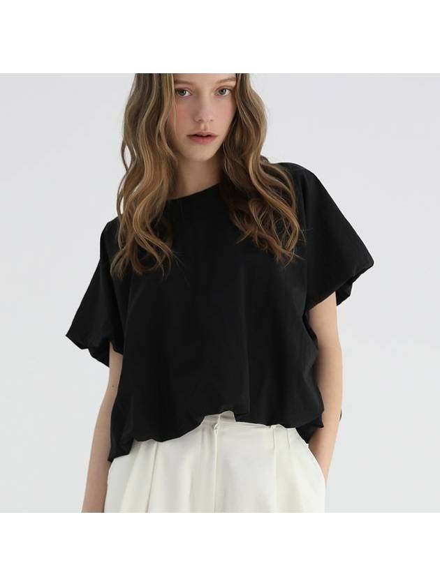 women balloon blouse black - STAY WITH ME - BALAAN 1