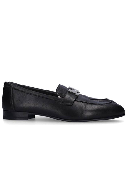 Paris Loafers Goatskin Palladium Noir - HERMES - BALAAN 2