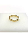 Engraving Logo Palladium Ring Gold - MAISON MARGIELA - BALAAN 4