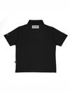 Simple logo wappen short sleeve polo TEE F L WOMAN BLACK - TRIMERE - BALAAN 3