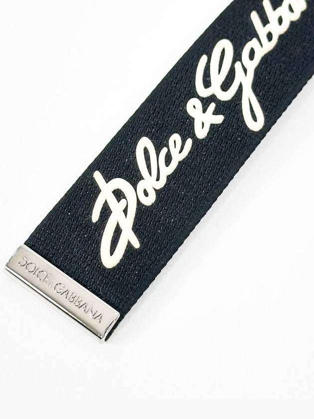 OS DG rubber lettering logo keyring - DOLCE&GABBANA - BALAAN 5