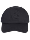 Embroidered Logo Ball Cap Black - CP COMPANY - BALAAN 2