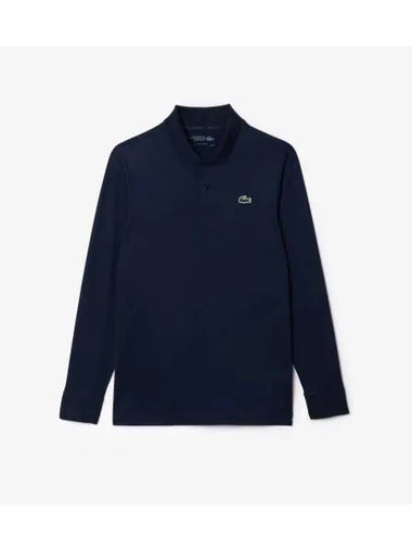 Men s Performance Long Sleeve Golf Polo Navy - LACOSTE - BALAAN 1