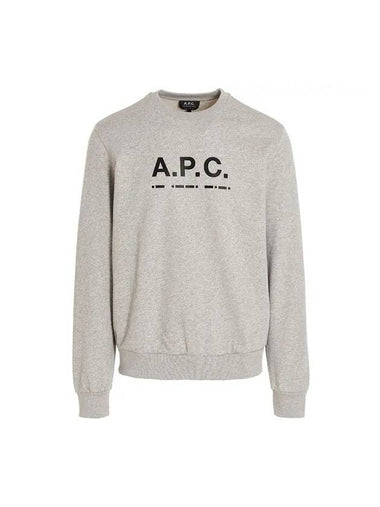 Men's Franco Logo Sweatshirt Grey - A.P.C. - BALAAN 1