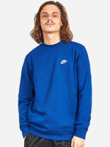 01804340438Club French Terry Crew TshirtBlue - NIKE - BALAAN 1