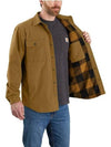 Long Sleeve Shirt 105419 B33 Brown Oak - CARHARTT - BALAAN 4