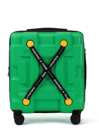 Labraque Tank 2 PC Hard Carrier 20 Inch Luggage Bag Green - RAVRAC - BALAAN 2