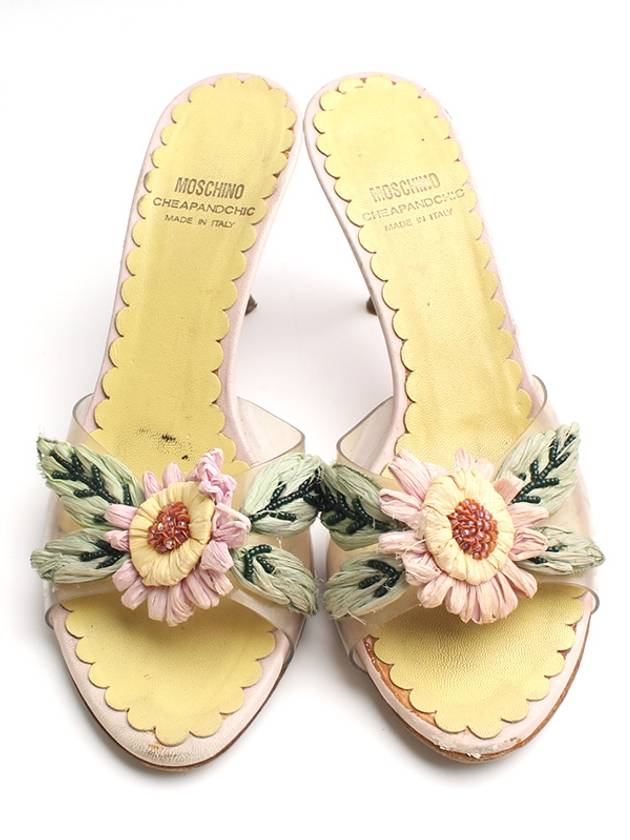 Floral Mule Slippers 240 - MOSCHINO - BALAAN 2