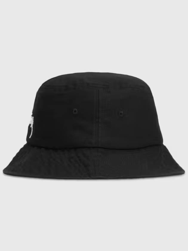 Men's Embroidered Logo Big Stock Bucket Hat Black - STUSSY - BALAAN 3