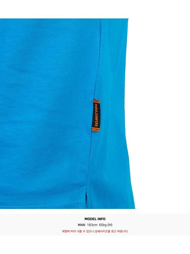 Mojave Men s Short Sleeve T Shirt PMTSRE07 BLUE JEWEL - PARAJUMPERS - BALAAN 7