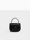 Besace Clea Triomphe Small Shiny Calfskin Tote Bag Black - CELINE - BALAAN 5