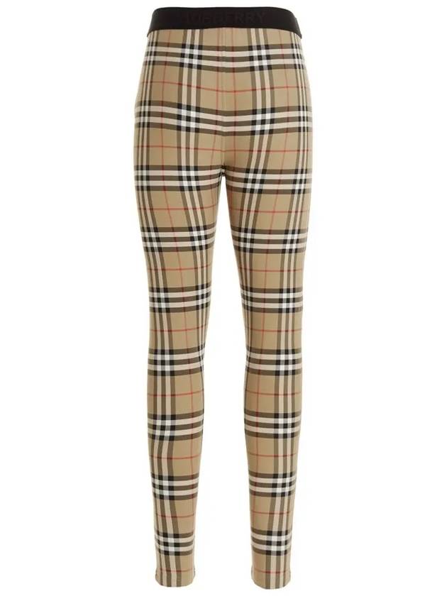 Women's Vintage Check Leggings Beige - BURBERRY - BALAAN 4