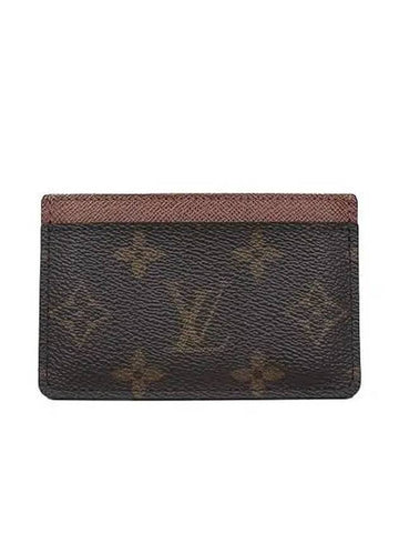 M61733 Monogram Port Cart Simple Card Wallet - LOUIS VUITTON - BALAAN 1