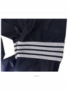 Diagonal Ripstop Track Pants Navy - THOM BROWNE - BALAAN 9