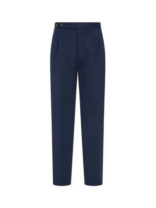 Men's Easy Wool Blend Pants Navy - MAISON MARGIELA - BALAAN 1