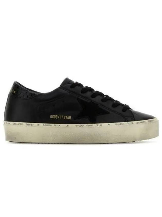 Pure Star Leather Low Top Sneakers Black - GOLDEN GOOSE - BALAAN 2