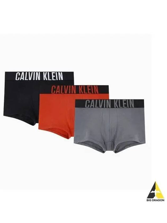 UNDERWEAR Men s Intense Power Cotton Trunks 3PK NB3608LXO - CALVIN KLEIN - BALAAN 1