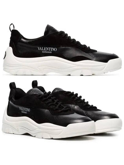 Logo Banshee Low Top Sneakers Black - VALENTINO - BALAAN 2