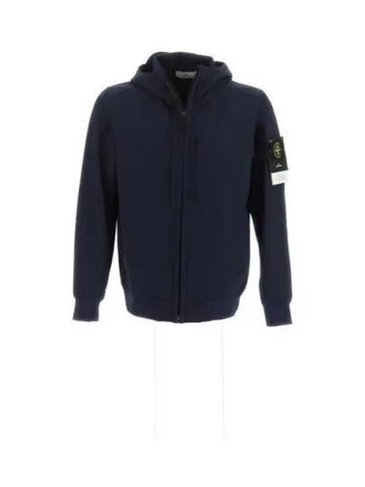 Soft Shell RE Dye Technology Hooded Jacket Navy - STONE ISLAND - BALAAN 2