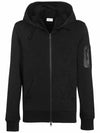 8G00037 899FL 999 Black Men’s Hooded Zip-Up - MONCLER - BALAAN 2