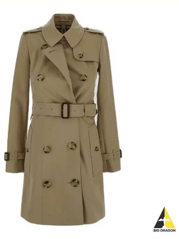 Short Chelsea Heritage Trench Coat Beige - BURBERRY - BALAAN 2