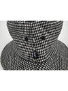 Stock Houndstooth Bucket Hat Black - STUSSY - BALAAN 7