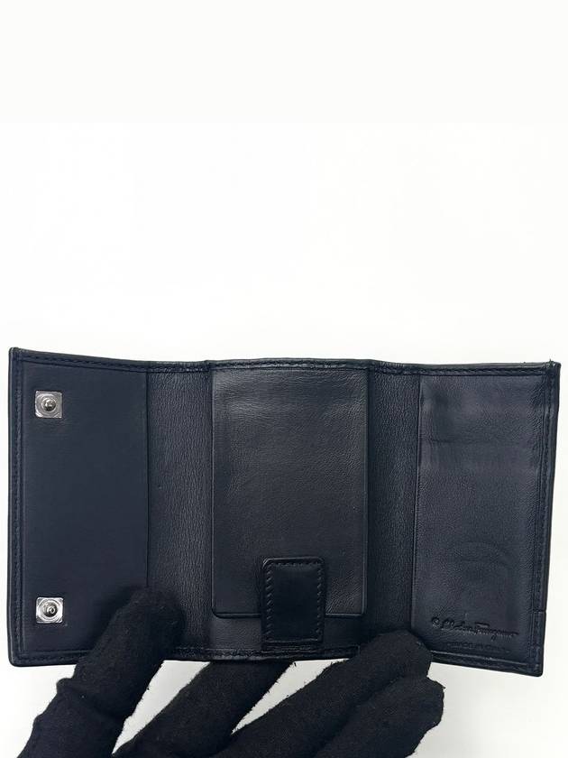 Ferragamo black mini card wallet 2TFEK21615 - SALVATORE FERRAGAMO - BALAAN 5