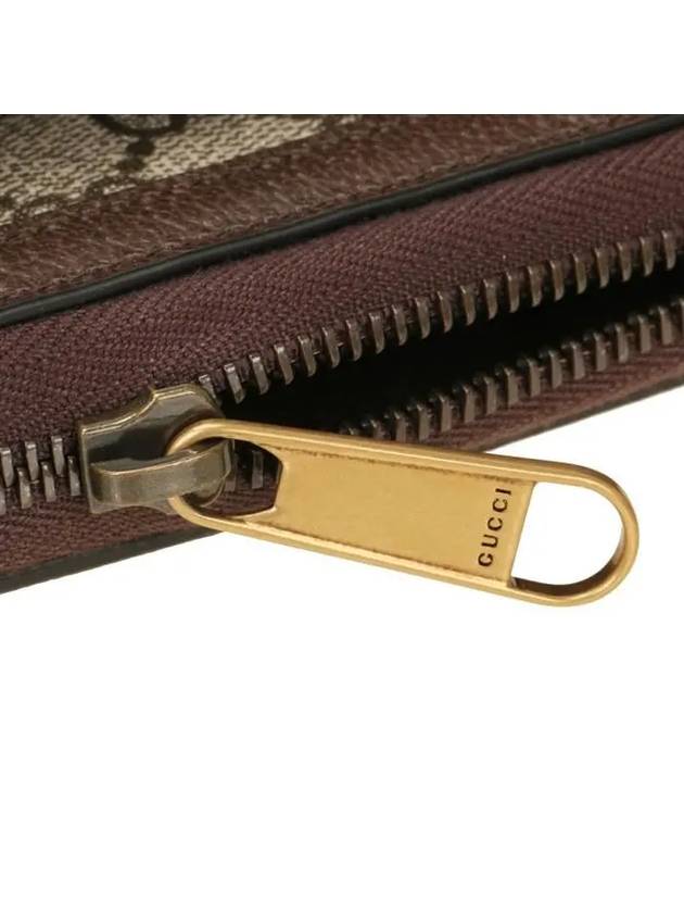 Ophidia GG Supreme Long Wallet Beige Ebony - GUCCI - BALAAN 9