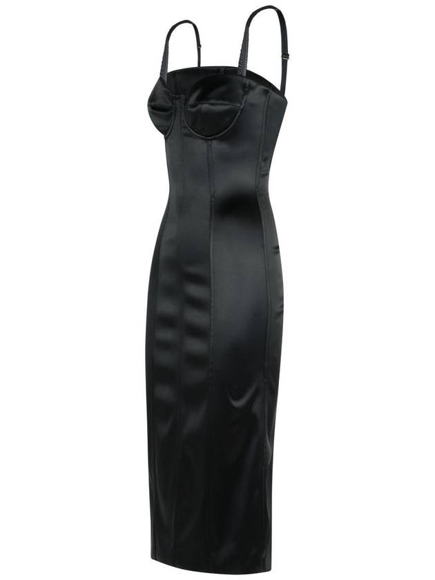 Dolce & Gabbana Dress In Black Acetate Blend - DOLCE&GABBANA - BALAAN 2