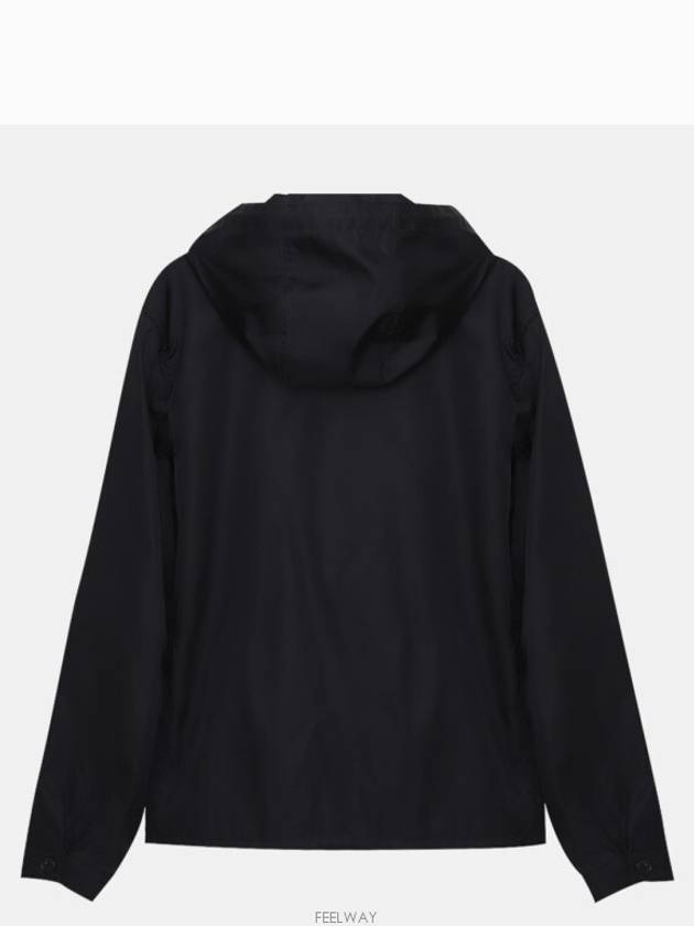 Re-Nylon Hooded Blouson Jacket Black - PRADA - BALAAN 6