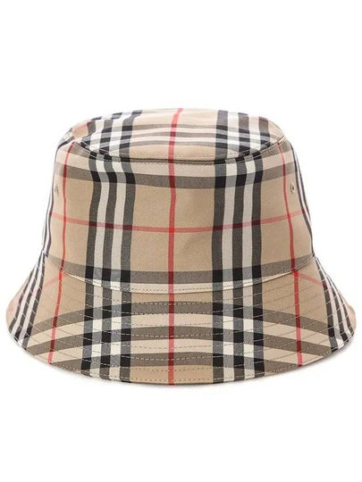 Vintage Check Technical Bucket Hat Beige - BURBERRY - BALAAN 2