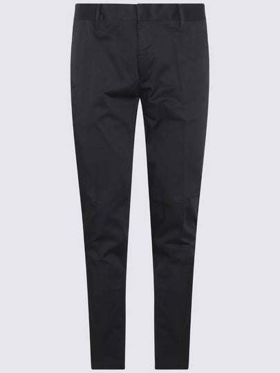 23 fw Black Cotton Blend Pants 8N1P151NJ7Z0999 B0480548822 - EMPORIO ARMANI - BALAAN 2