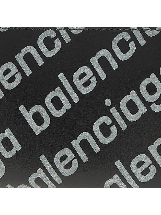 logo zipper wallet black - BALENCIAGA - BALAAN 7