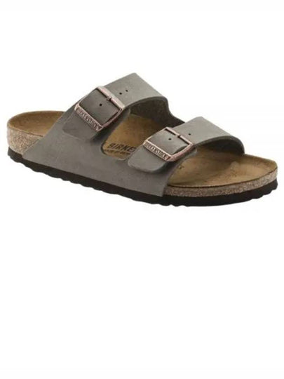 Arizona Medium Narrow Slipper Stone - BIRKENSTOCK - BALAAN 2