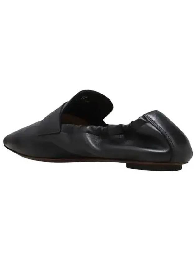 Women's Moccasin Flat Leather Loafers Black - TOD'S - BALAAN 5