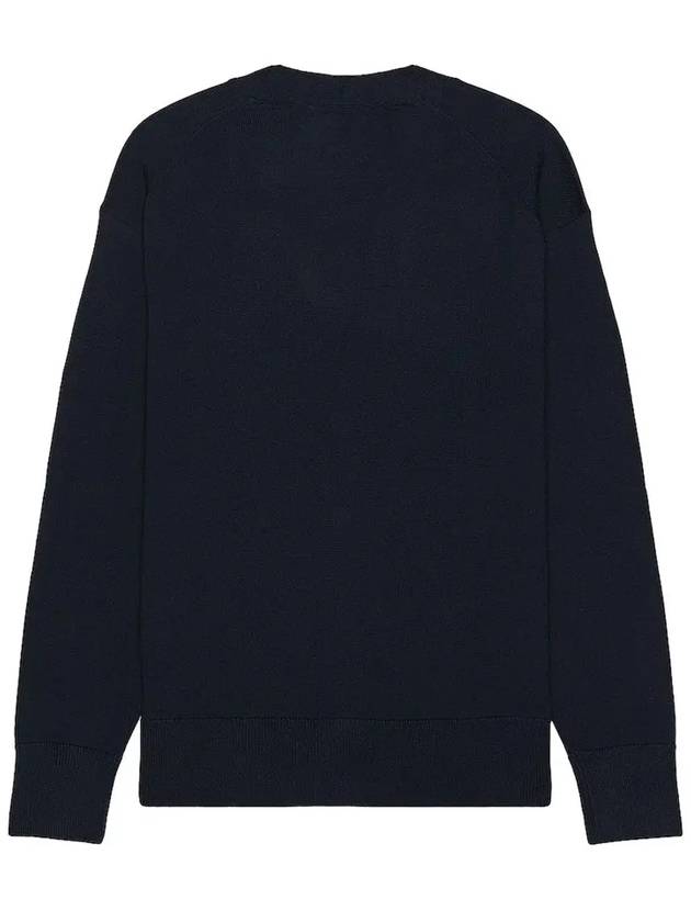 Dressed Fox Patch Relaxed Cardigan Navy - MAISON KITSUNE - BALAAN 4