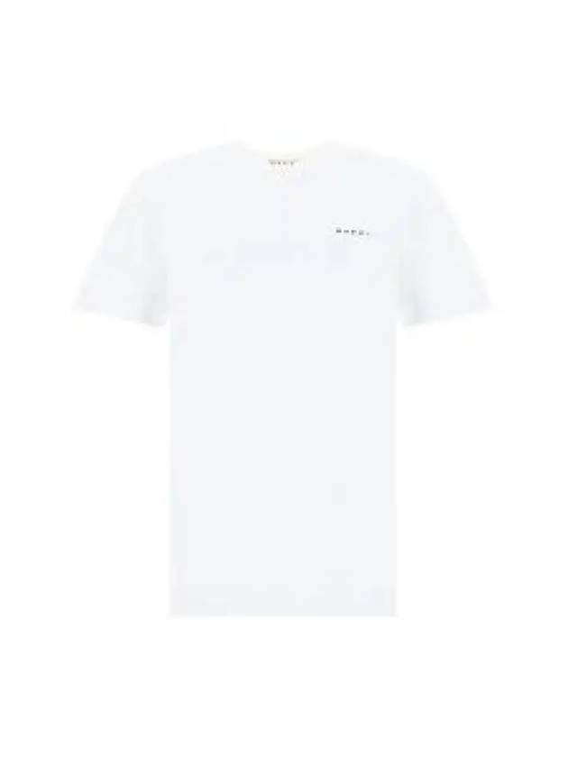 Logo Cotton Short Sleeve T-Shirt White - MARNI - BALAAN 2