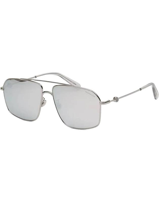 Eyewear Aviator Asian Fit Sunglasses Silver - MONCLER - BALAAN 1