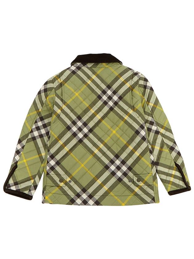 Vintage check quilted jacket green 8078160 12 14Y adults can wear - BURBERRY - BALAAN 4