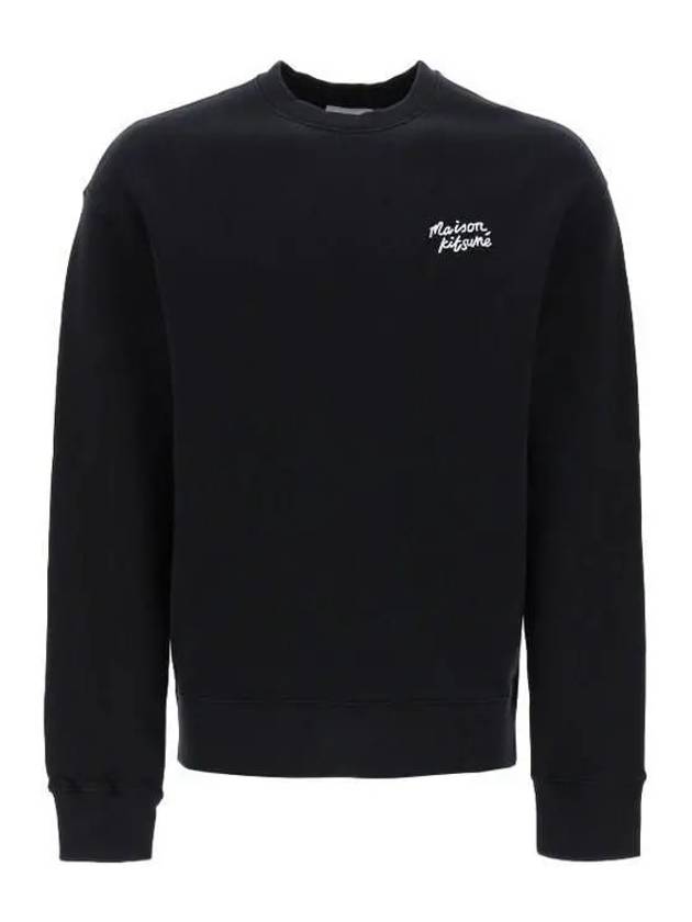 Handwriting Comfort Sweatshirt Black - MAISON KITSUNE - BALAAN 3