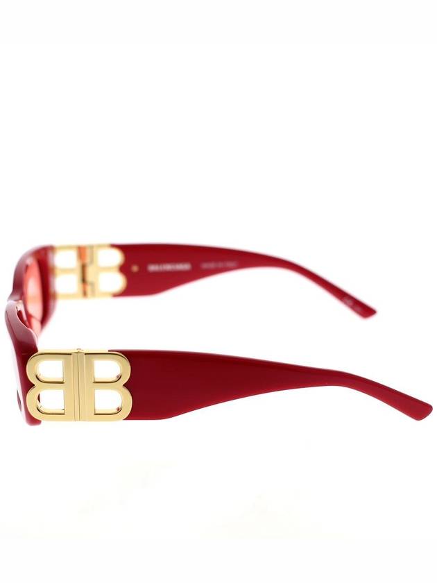 Vintage Square Sunglasses Red - BALENCIAGA - BALAAN 4