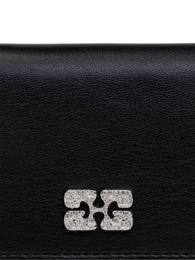 Ganni Wallet With Logo, Women's, Black - GANNI - BALAAN 5