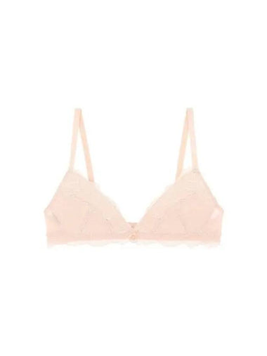 UNDERWEAR Women s Flower Lace Padded Triangle Bra Skin 270369 - EMPORIO ARMANI - BALAAN 1