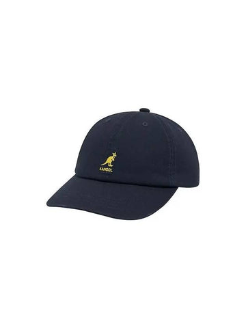 K5165HT NAVY washed ball cap - KANGOL - BALAAN 1